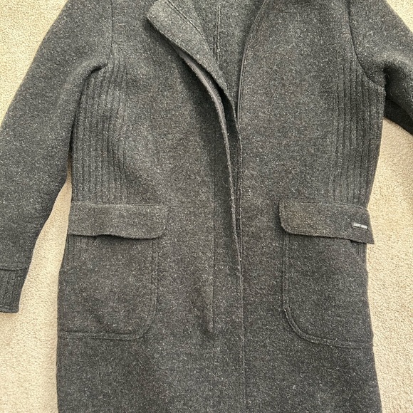 Wool Saint James Zipper Coat - Picture 3 of 7
